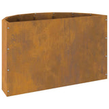 Planter Rusty 60 x 30 x 35 cm Weathering Steel 883702