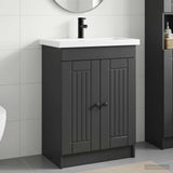 Bathroom Furniture Set Black 78.5 x 37.5 x 81 cm 3404195