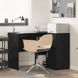 Corner Desk with Drawer Black Oak 102 x 88 x 75 cm 3337274