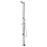 Garden Shower 220 cm Stainless Steel 315939