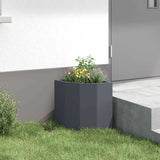 Corner Planter Anthracite 30 x 30 x 35 cm Steel 883656