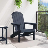 Adirondack Chair Navy Blue 82 x 74 x 92 cm HDPE 42006622