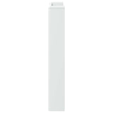 Storage Headboard with LED White Engineered Wood 3418645