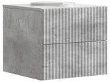 Wall-Mounted Bedside Cabinet Concrete Grey 33 x 34.5 x 40 cm 898471