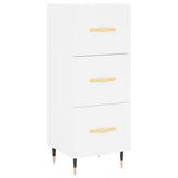 Sideboard White 34.5x34x90 cm Engineered Wood 828580