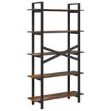 Bookshelf Smoked Oak 100 x 33.5 x 178 cm Engineered Wood 883936