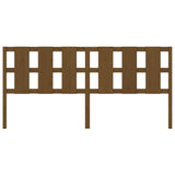 Bed Headboard Honey Brown 205.5x4x100 cm Solid Wood Pine 818013