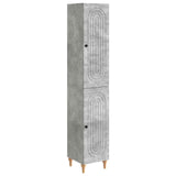 Cabinet Set 2 pcs Concrete Grey Engineered Wood 3416451