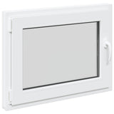 Basement Window RISOR 80 x 55 cm PVC and Glass 42047847
