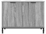 Bathroom Sink Cabinet with Door Grey Sonoma 60.5 x 33.5 x 61 cm 883420