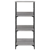 Bookshelf Grey Sonoma 50x33x117.5 cm Engineered Wood 835272