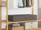 Storage Box 6 pcs Grey 70 x 40 x 18 cm Non-woven fabric 42024636