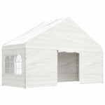 Gazebo with Roof White 11.15x5.88x3.75 m Polyethylene 3155497