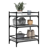 Kitchen Trolley Grey Sonoma 65x40x86.5 cm Engineered Wood 842399