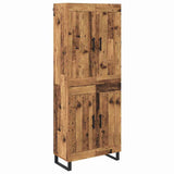 Highboard Old Wood 69.5 x 34 x 180 cm Engineered Wood 3415699
