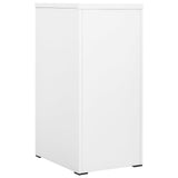 ZNTS Filing Cabinet White 46x62x102.5 cm Steel 336274