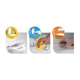 ZNTS Tiger Toilet Seat "Blade" White 426433