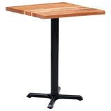 Bistro Table Leg Black 56x56x72 cm Cast Iron 325429