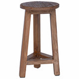 Stool Natural 28 x 28 x 50 cm Mahogany Wood 42012391