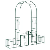 Garden Arch with Lock Green 203 x 50 x 218 cm 42021347