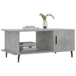ZNTS Coffee Table Concrete Grey 90x50x40 cm Engineered Wood 829504