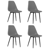Dining Chairs 4 pcs Grey PP 338047