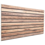 3D Wall Panels 5 pcs Light Brown 100x50 cm EPS 4008558