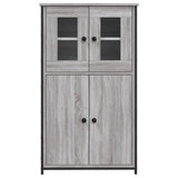 Highboard Grey Sonoma 62x32x106.5 cm Engineered Wood 834208