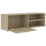TV Cabinet Sonoma Oak 120x34x37 cm Engineered Wood 801155