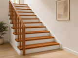 Stair Tread 12 pcs 120 x 25 x 2 cm Brown Solid Oak Wood 3449422