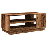 Coffee Table Old Wood 102x55x43 cm Engineered Wood 856800