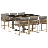 Garden Dining Set Mix beige, Light grey 3211452