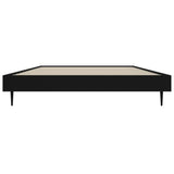Bed Frame without Mattress Black 90x200 cm Engineered Wood 832270