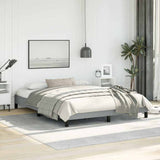 Bed Frame without Mattress Light Grey 152x203 cm Queen Fabric 346761