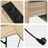 Desk with Drawer Sonoma Oak 182 x 101 x 87.5 cm Engineered Wood 3376137