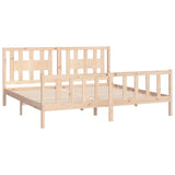 Bed Frame without Mattress Solid Wood Pine 200x200 cm 3188186