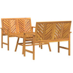 Garden Lounge Set Brown Solid Acacia wood 3154128