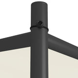 Gazebo White 3x3 m 180 g/m Fabric and Steel 362461