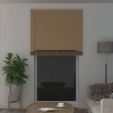 Venetian Blind Light Brown with Pattern 213 x 120 cm 25 mm PVC 42003779