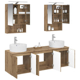 Bathroom Cabinet Set 5 pcs Artisan Oak Engineered Wood 3406446