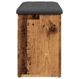 Shoe Bench Old Wood 82x32x45.5 cm Engineered Wood 857627