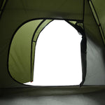 Camping Tent Dome 4-Person Olive Green Waterproof 4009618