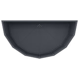 Planter Anthracite 90 x 45 x 50 cm Steel 883712