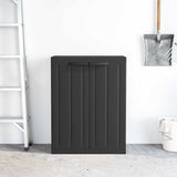 Outdoor Storage Cabinet Black 65x37x85 cm PP 364204