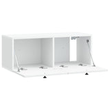 Wall-Mounted TV Cabinet White 78.5 x 31 x 30 cm Engineered Wood 898035