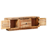 TV Cabinet 120x30x40 cm Rough Mango Wood 320460