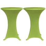 Stretch Table Cover 4 pcs 60 cm Green 279087