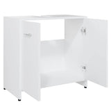 Bathroom Cabinet White 60x33x61 cm Engineered Wood 802570