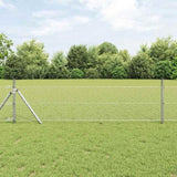 Hexagon Fence Silver 0.5 x 100 m Galvanised steel 42005743