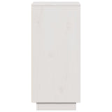 Sideboards 2 pcs White 31.5x34x75 cm Solid Wood Pine 813353